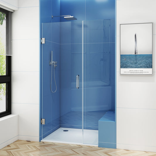 MCOCOD Customize Frameless Hinged Swing Glass Shower Door - H06-04